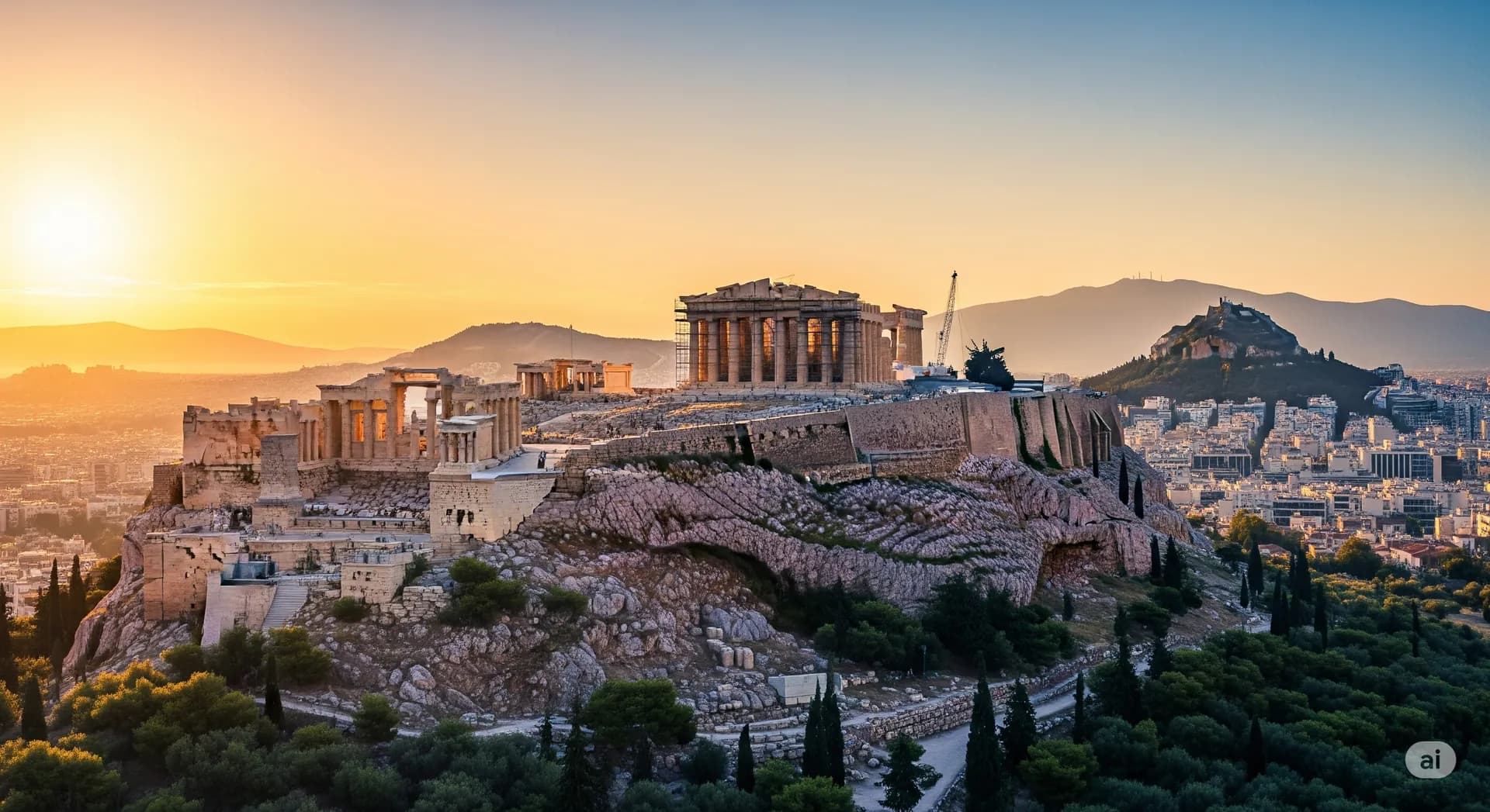 Athens at golden hour - Business Class destination guide