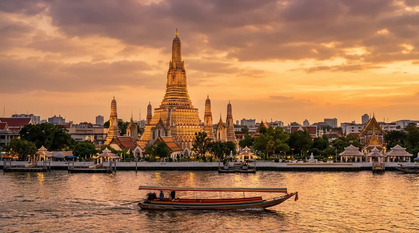 Bangkok at golden hour - Business Class destination guide