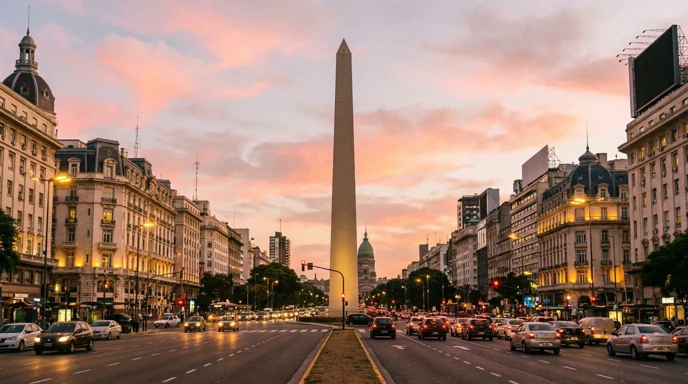 Buenos Aires at golden hour - Business Class destination guide