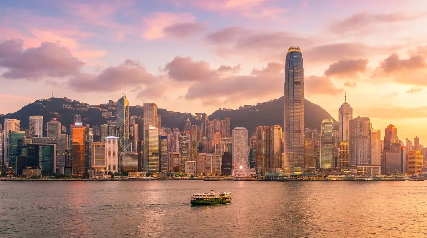 Hong Kong at golden hour - Business Class destination guide