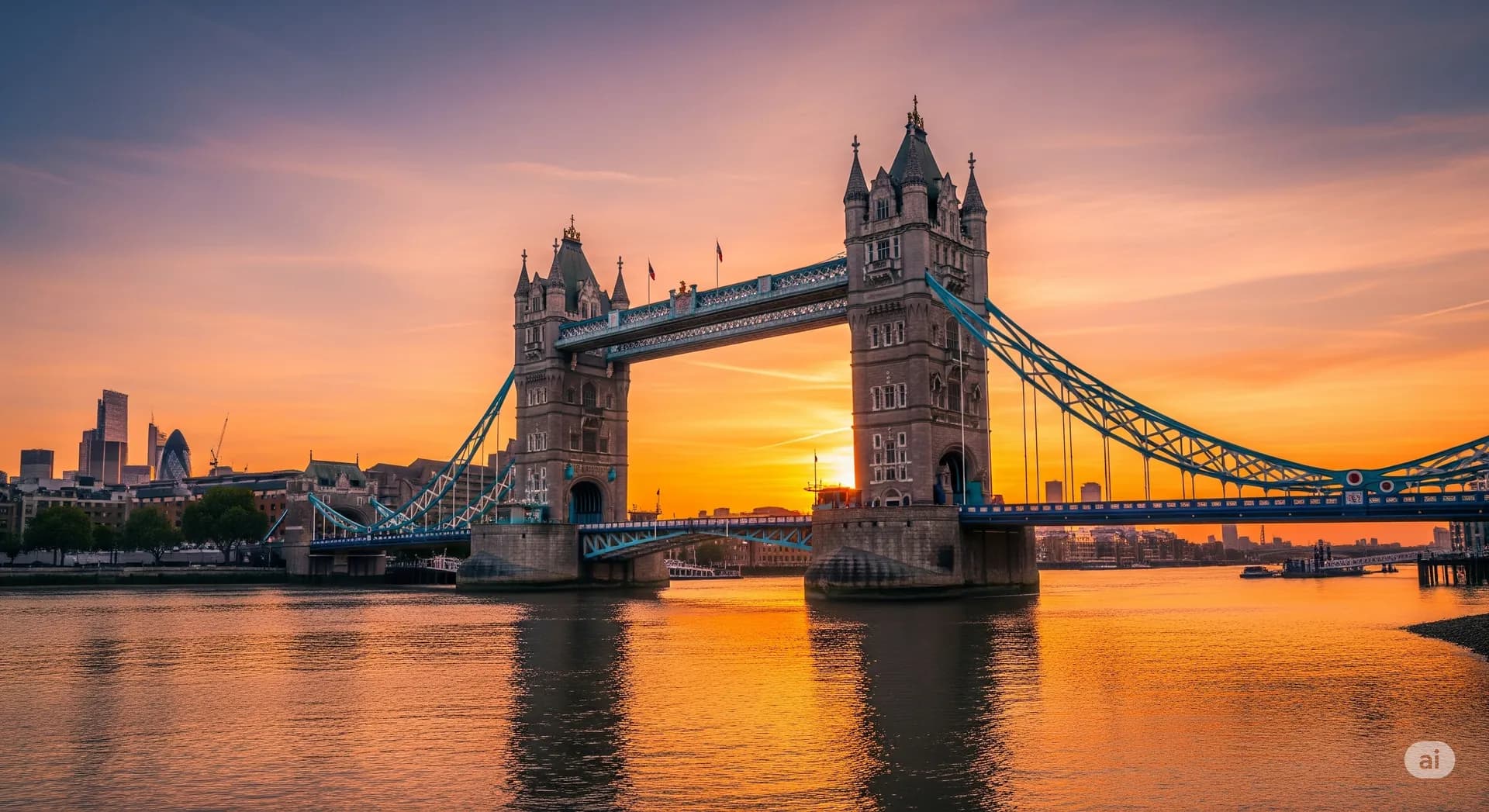 London at golden hour - British Airways Business Class destination