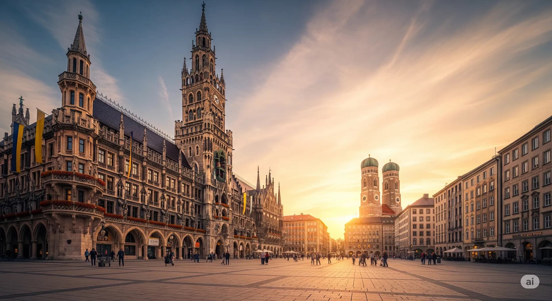 Munich at golden hour - Business Class destination guide
