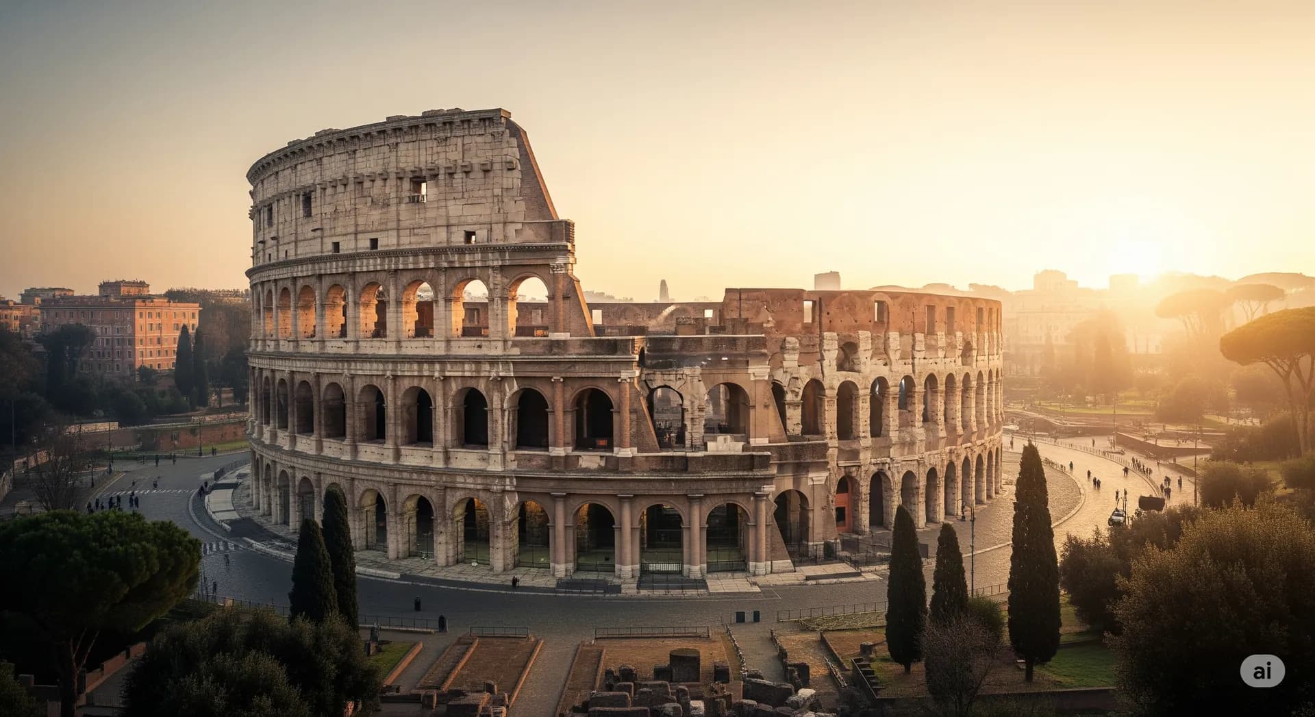 Rome at golden hour - Business Class destination guide