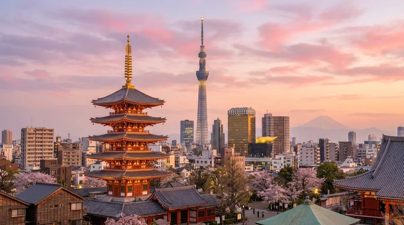 Tokyo at golden hour - Business Class destination guide
