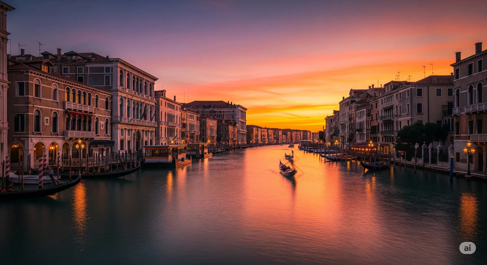 Venice at golden hour - Business Class destination guide