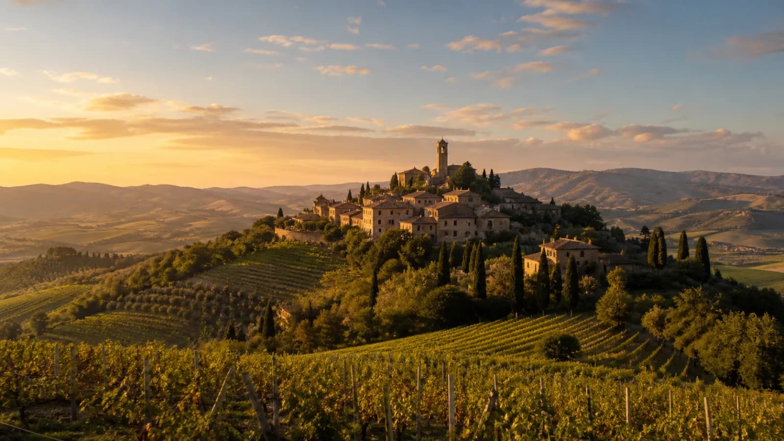Italy at golden hour - Business Class destination guide