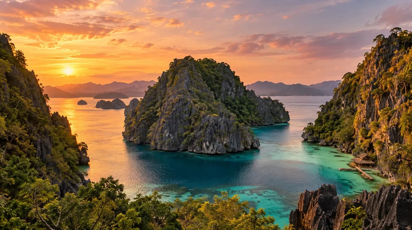 Philippines at golden hour - Business Class destination guide