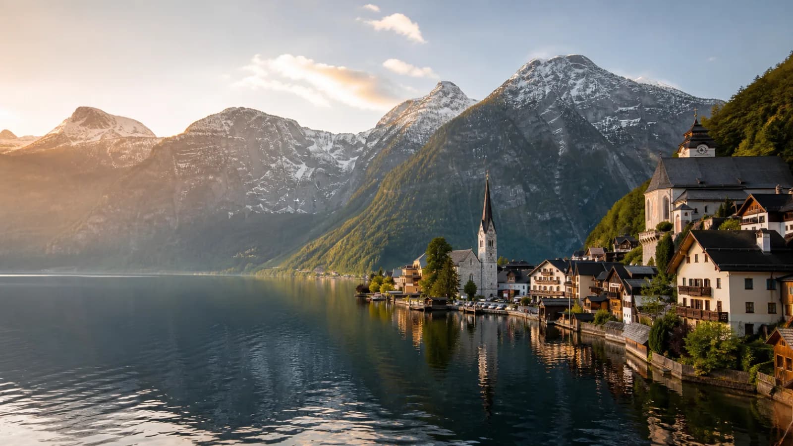 Switzerland at golden hour - Business Class destination guide